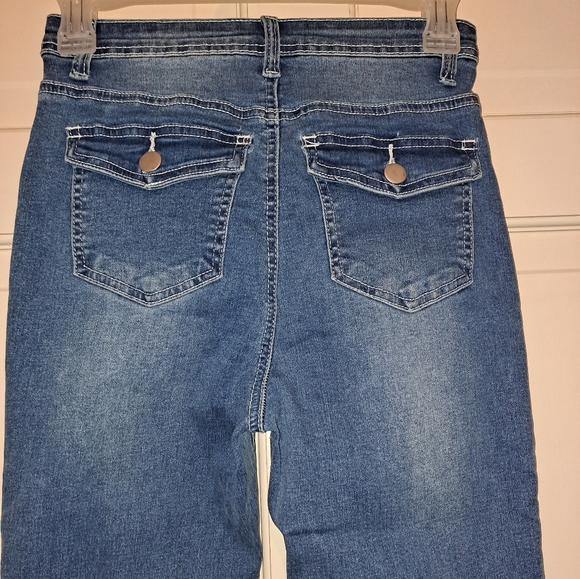 Blue skinny Jeans NWOT Size extra small  tall - Picture 3 of 13